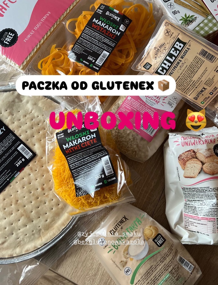 Unboxing produktów bezglutenowych od firmy Glutenex