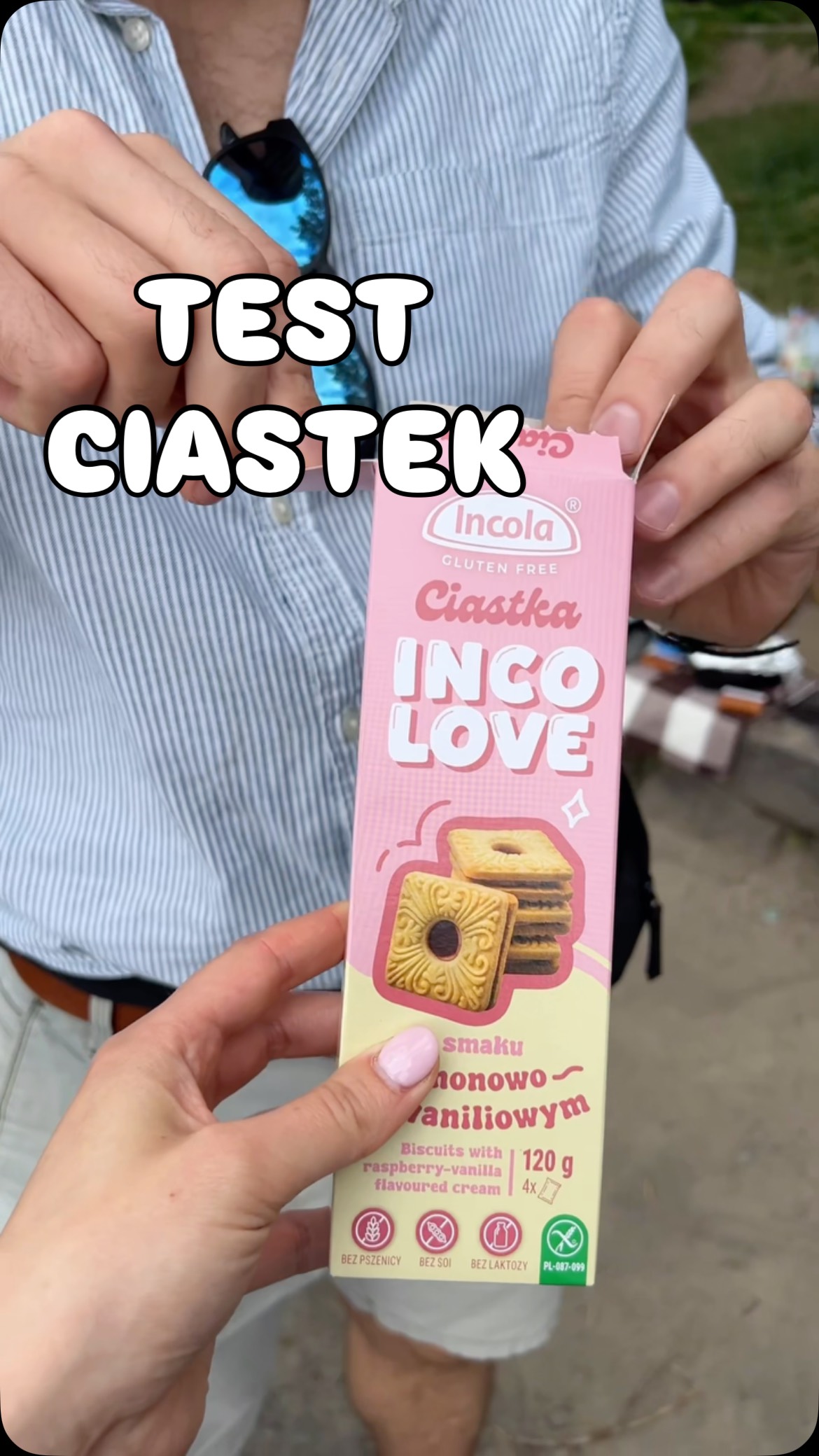 Test ciastek od Incola Gluten Free