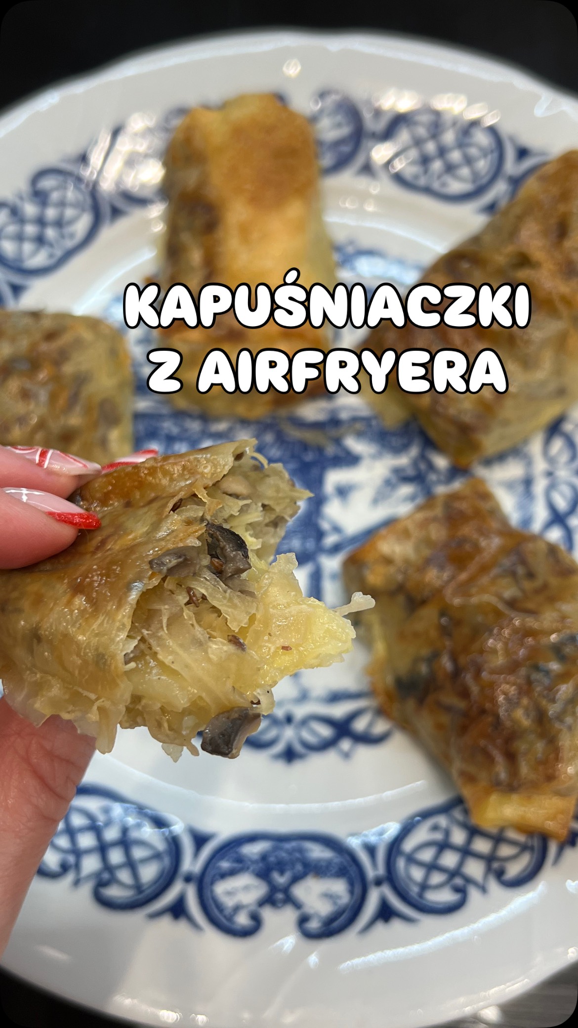 Kapuśniaczki z airfryera 🥬