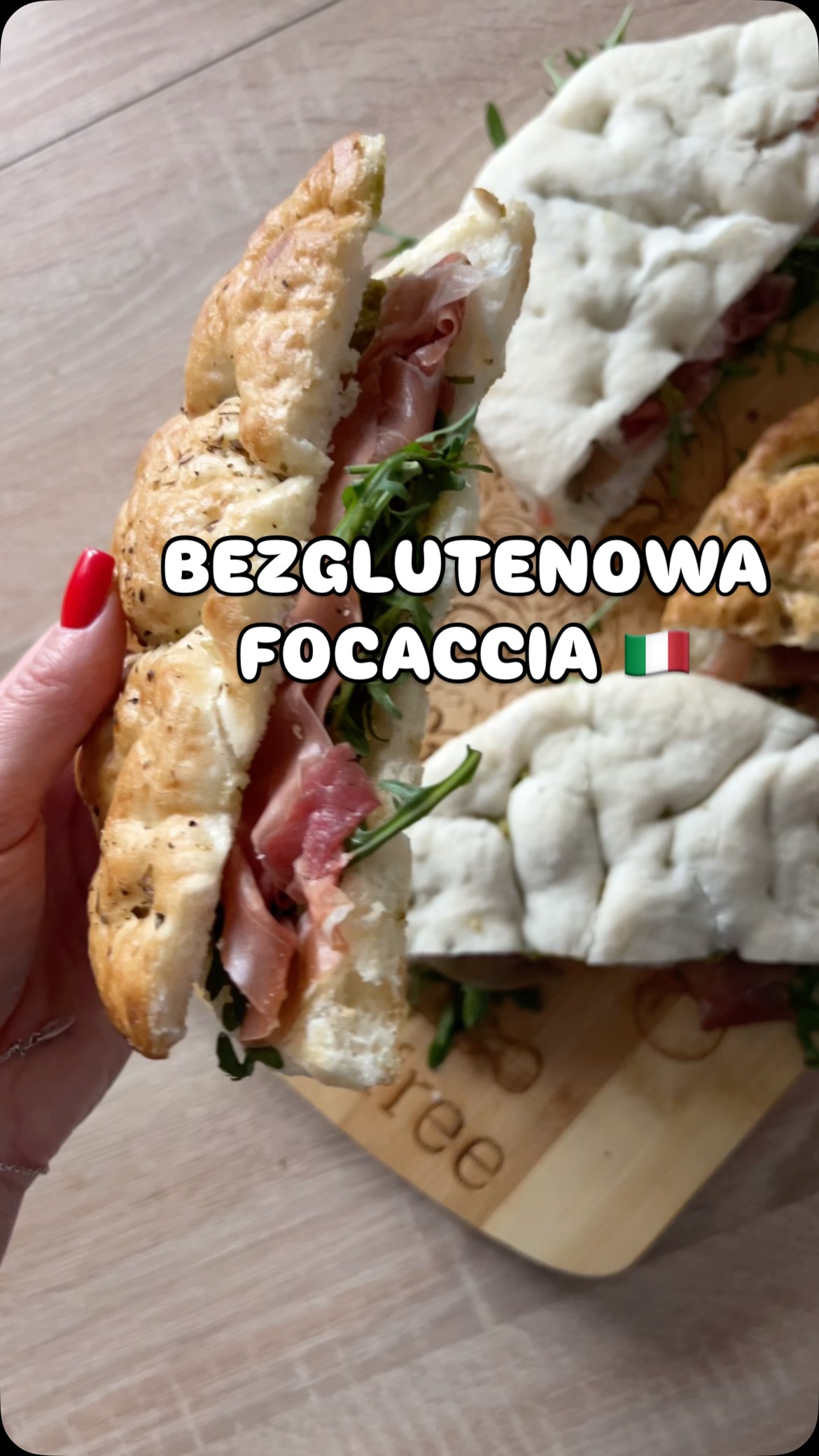 Bezglutenowa focaccia - Cucina Gluten Free
