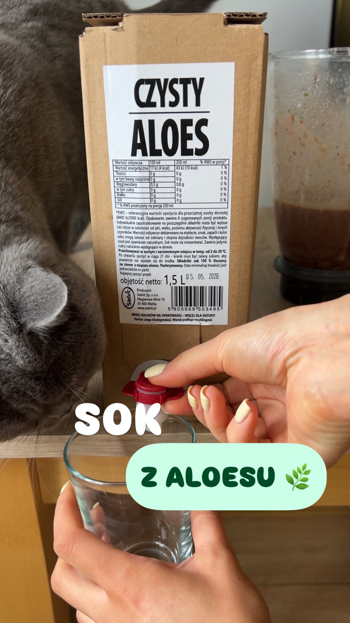 Naturalny sok z aloesu